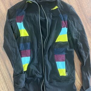 lululemon athletica Black Multicolor Hoodie